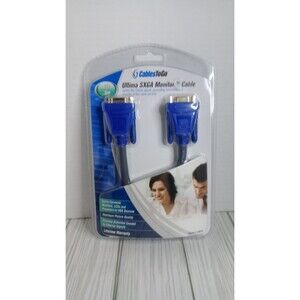 SVGA Video Cable 6FT  Cables to Go  45138 Ultima HD15 Male/Male